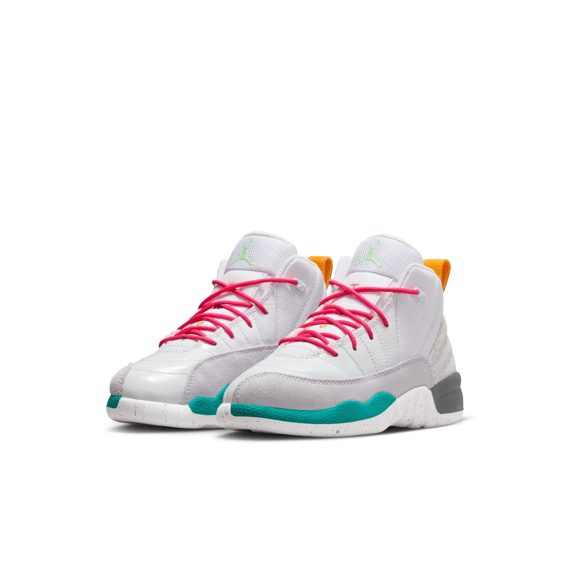 Jordan - Girl - PS Retro 12 - White/Vapor Green/Photon Dust