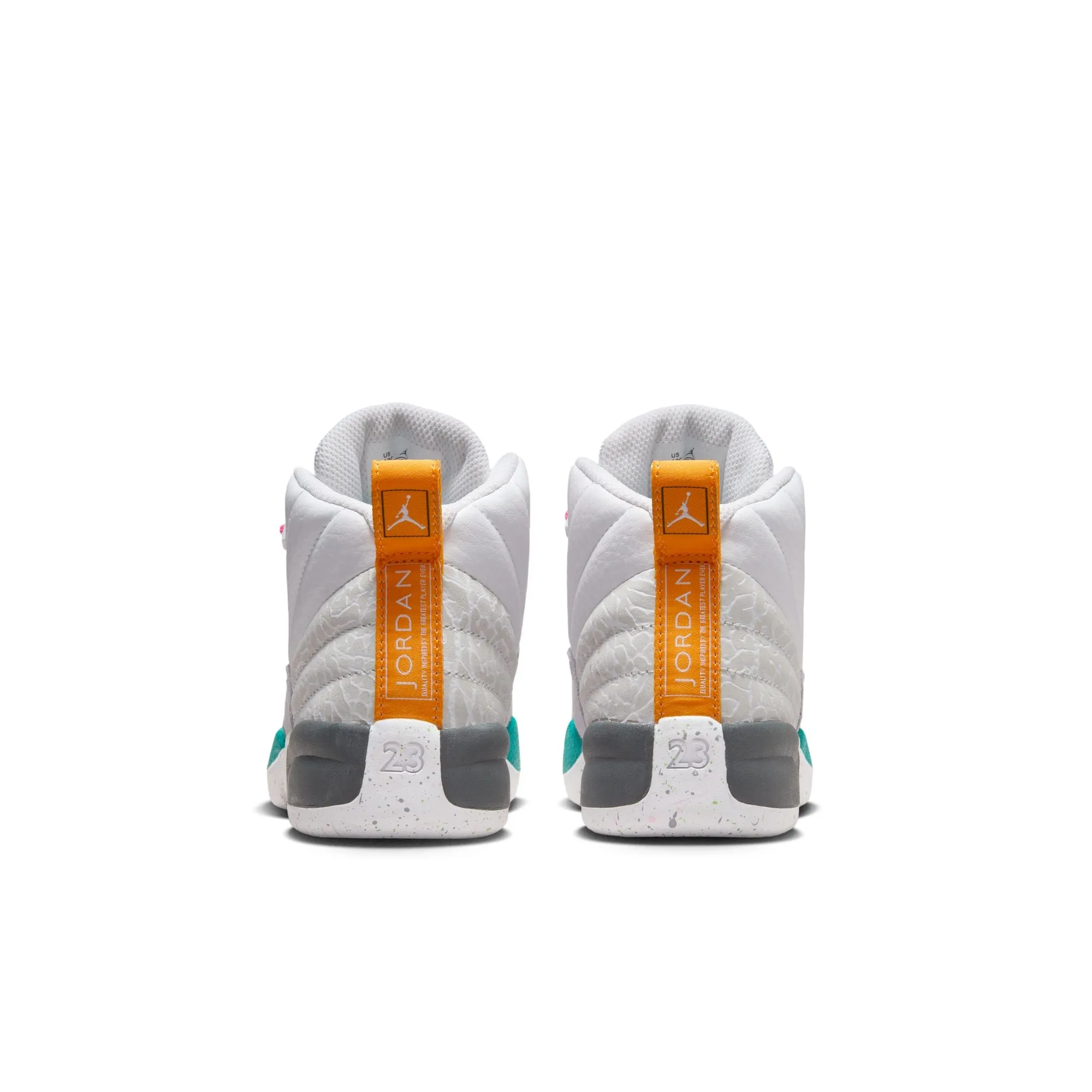 Jordan - Girl - PS Retro 12 - White/Vapor Green/Photon Dust