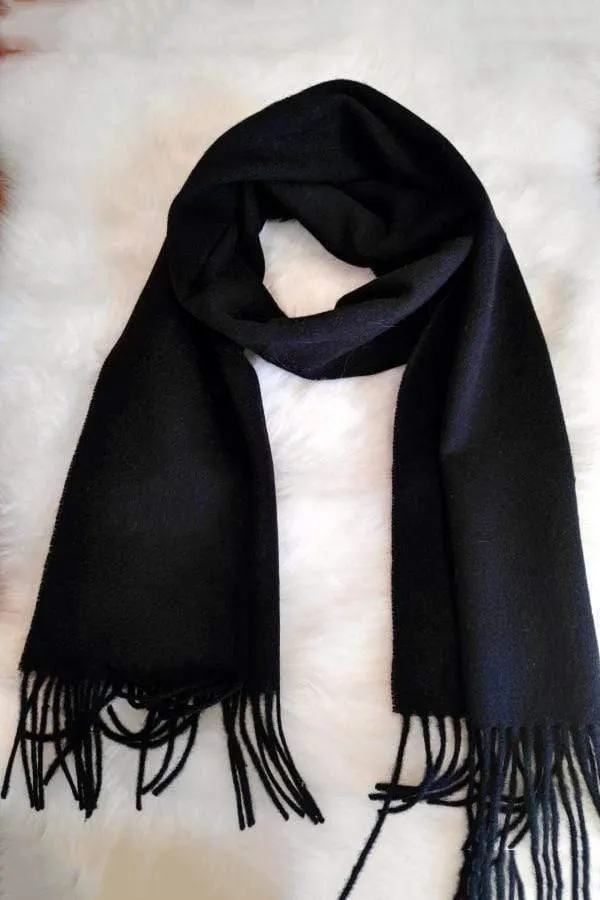 Lady & Men's 30% Cashmere & 70% Wool Scarf