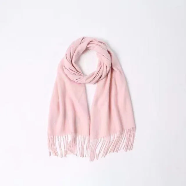 Lady & Men's 30% Cashmere & 70% Wool Scarf