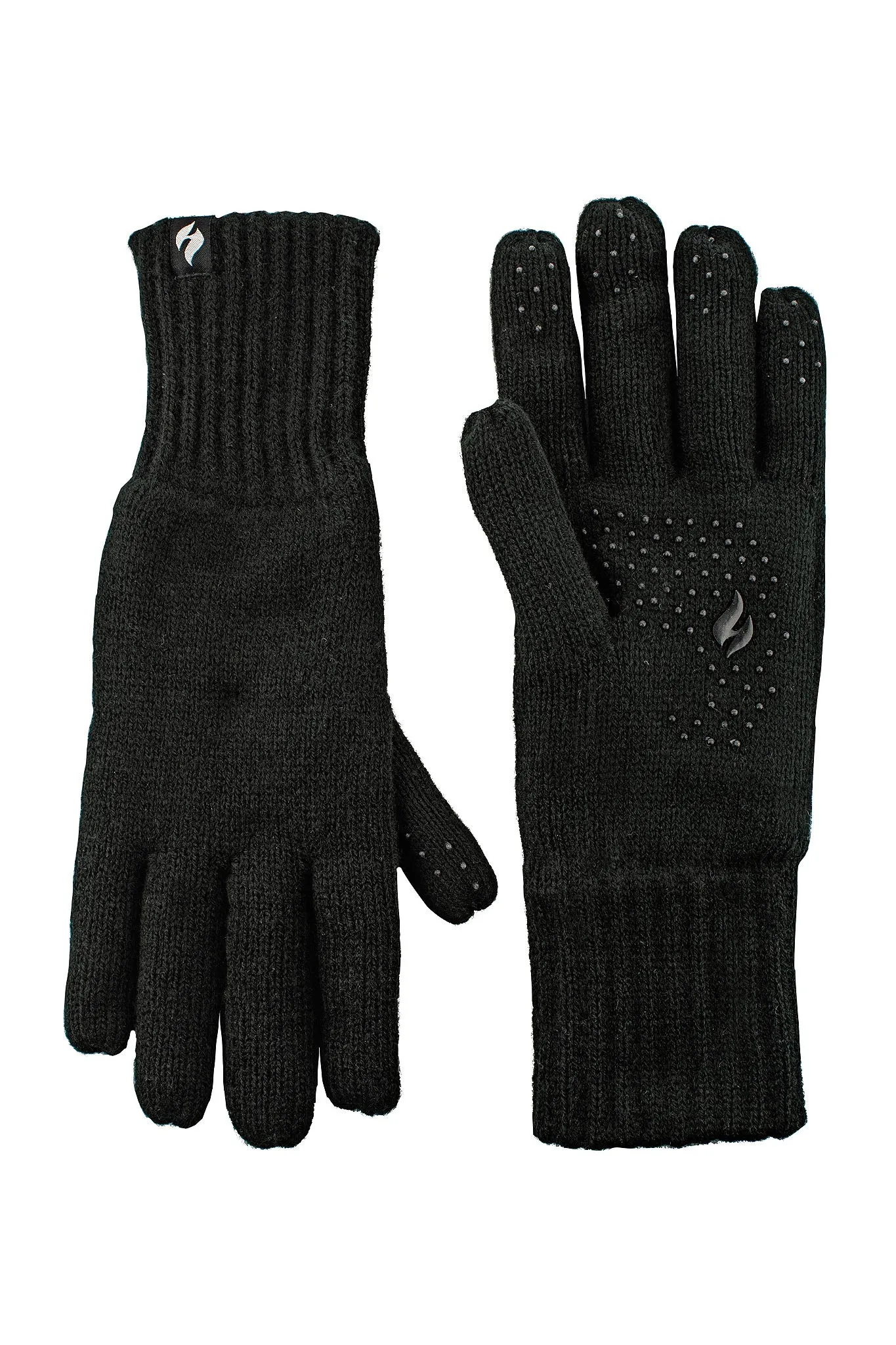 Men's Chase Flat Knit Silicone Grip Solid Glove