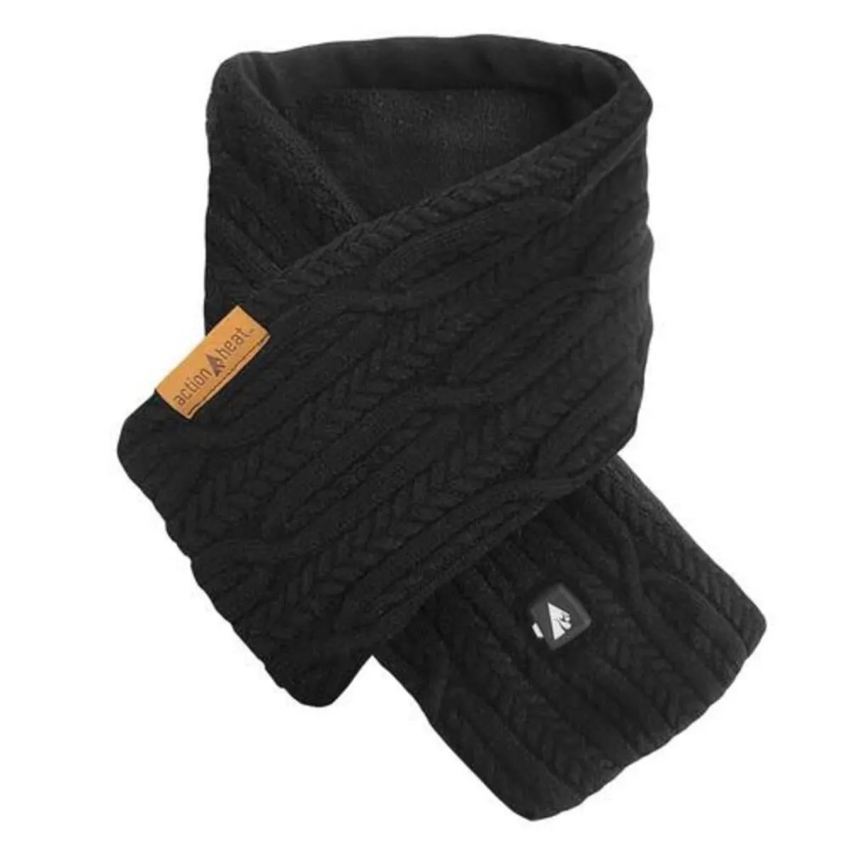 Open Box ActionHeat 7V Battery Heated Cable Knit Wrap Scarf