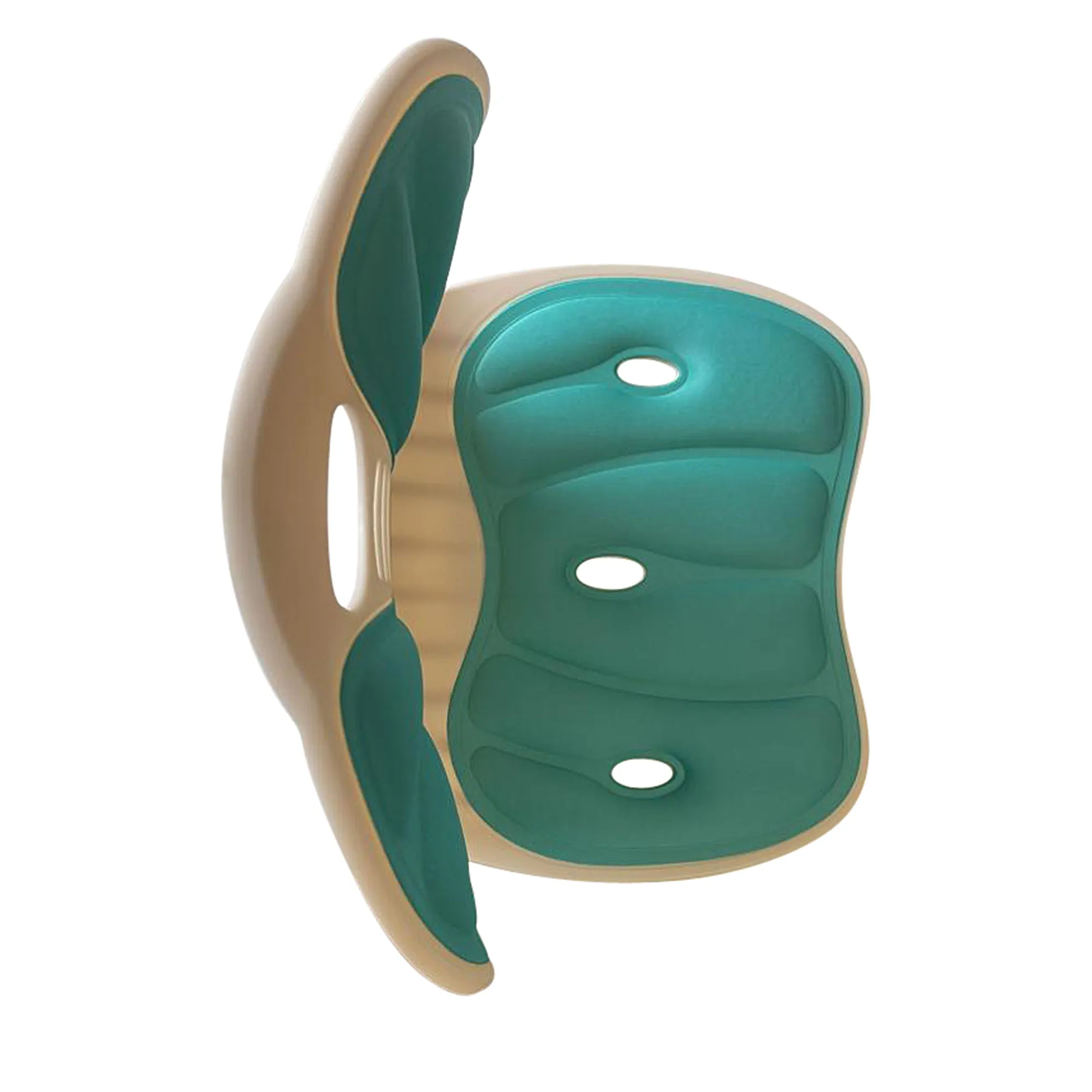 Posture Pro LUMBAR SUPPORT Ergonomic excellence: Lumbar support chair for optimal posture Green