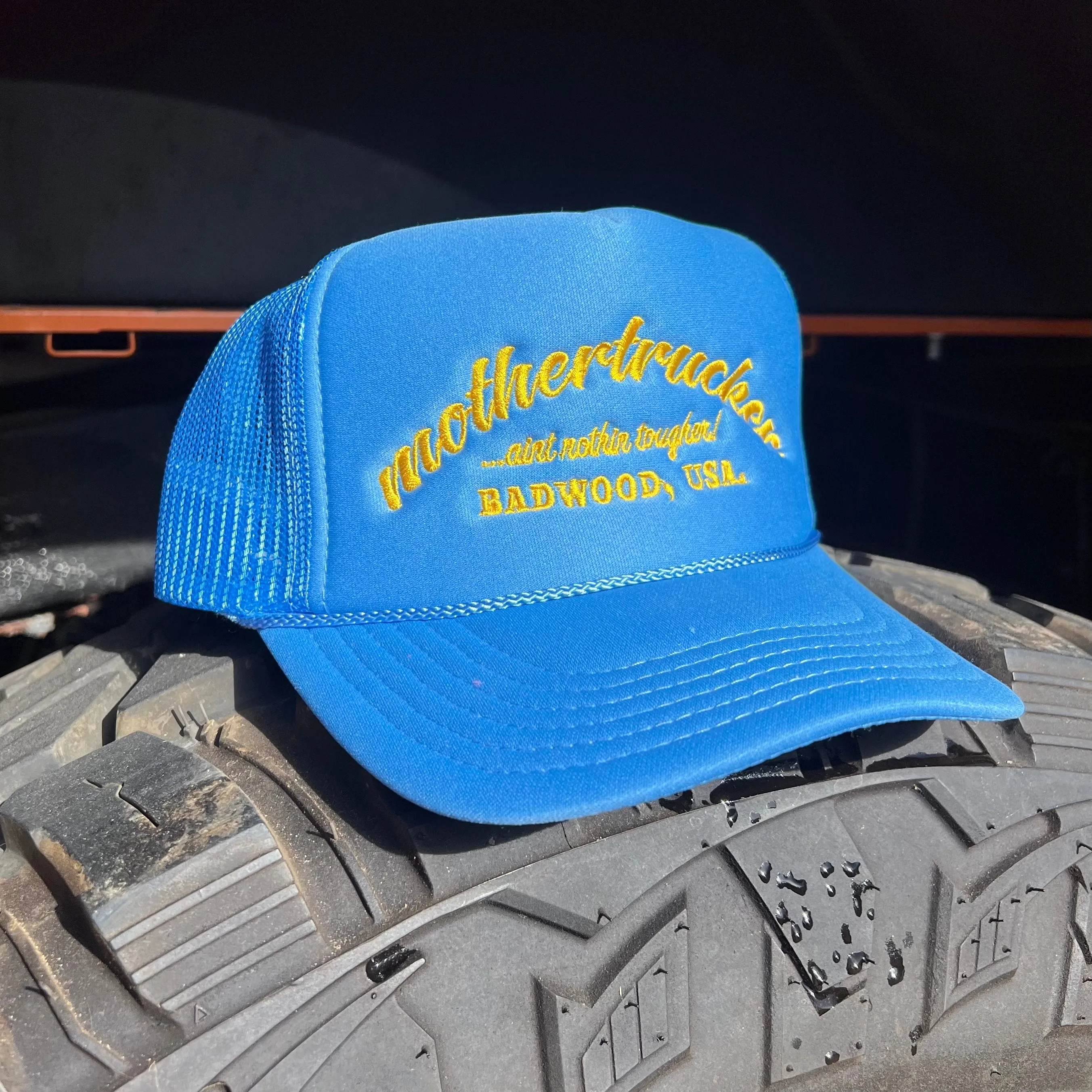 "MOTHER" TRUCKER in BABY BLUE