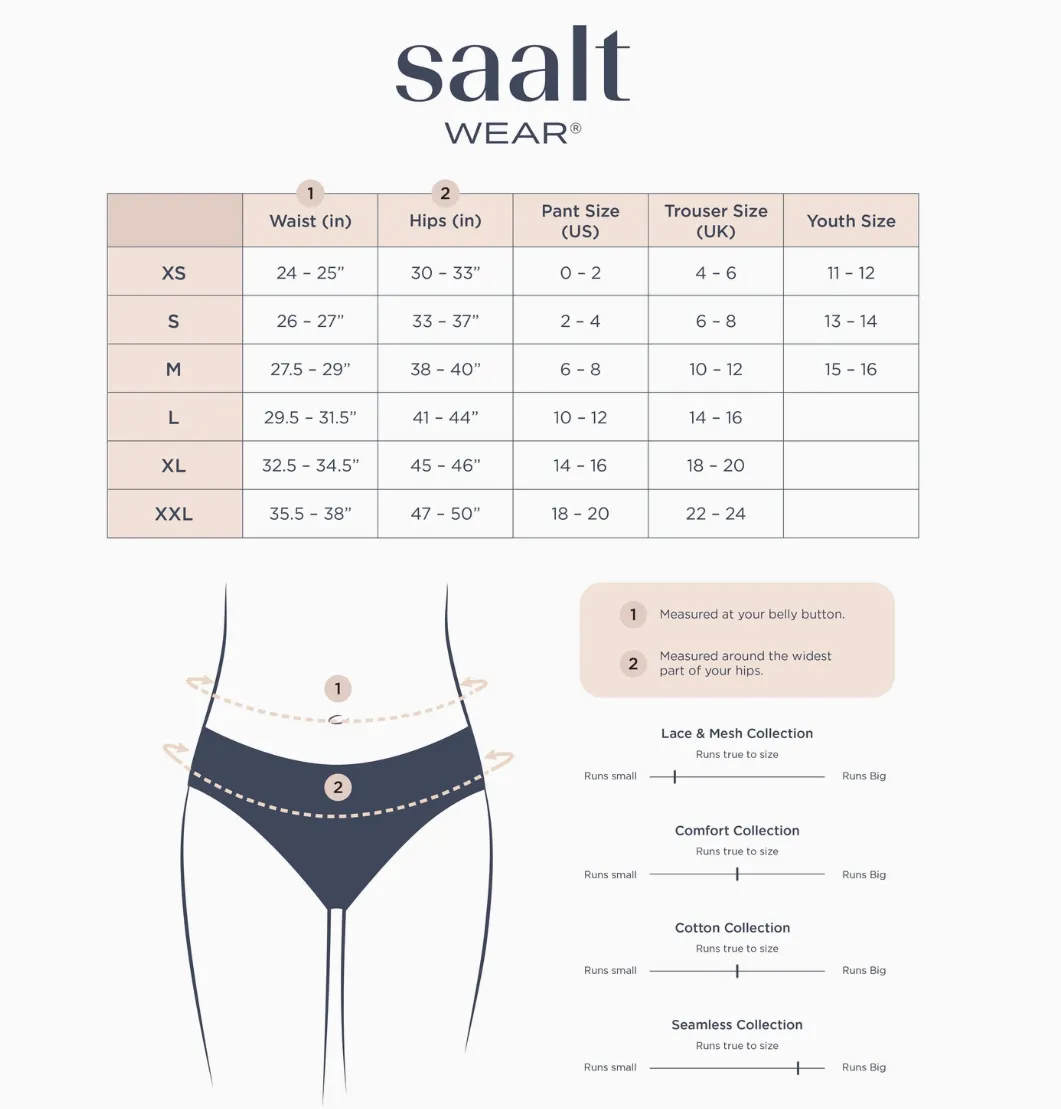 Saalt - Leakproof Seamless Brief - Super Absorbency