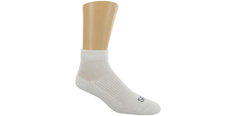 SAS Diabetic QTR Crew Socks