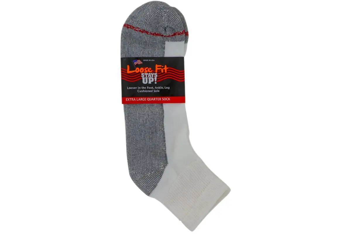 Socks Loose Fit Quarter White