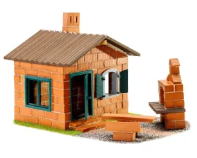 Teifoc Real Bricks Building Sets - House with BBQ