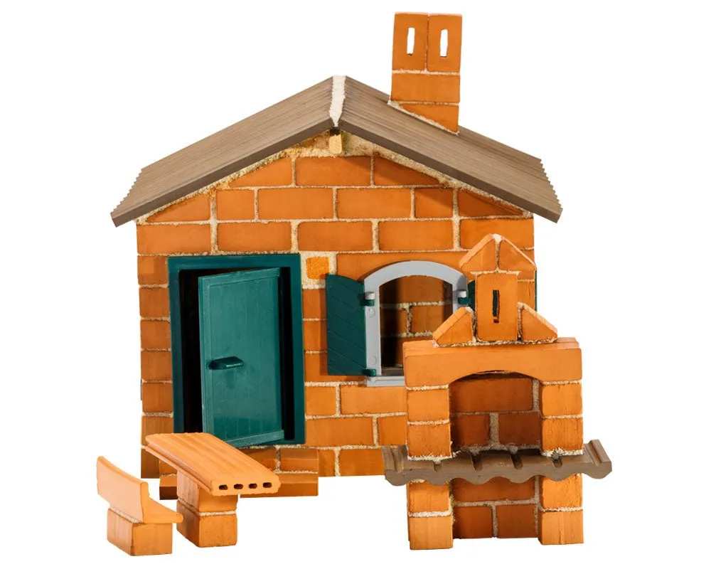 Teifoc Real Bricks Building Sets - House with BBQ