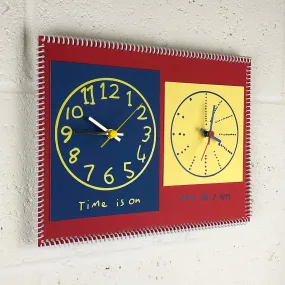 “Time is on my side now” double wall clock (2nd generation #010)