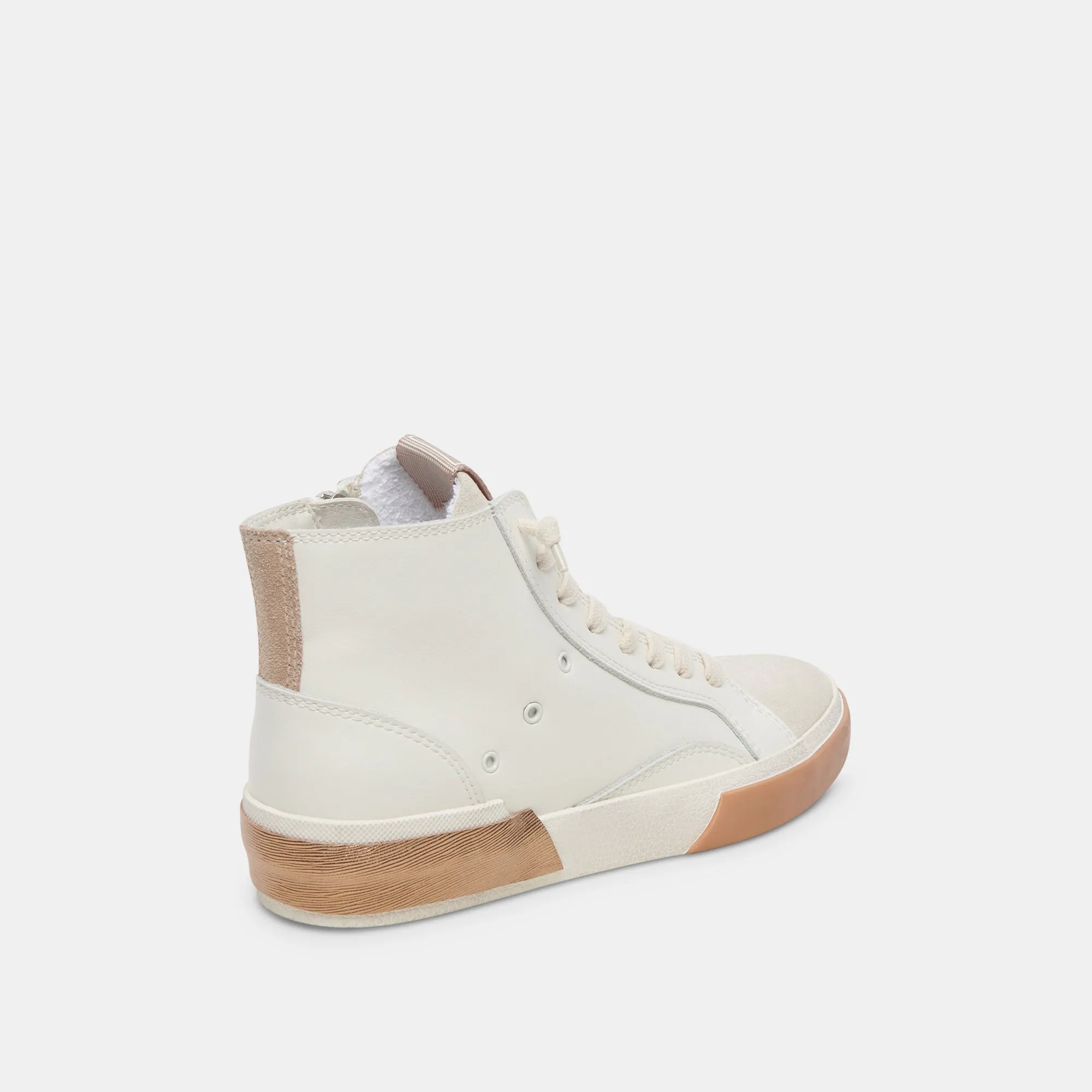 ZOHARA SNEAKERS WHITE TAN LEATHER - re:vita