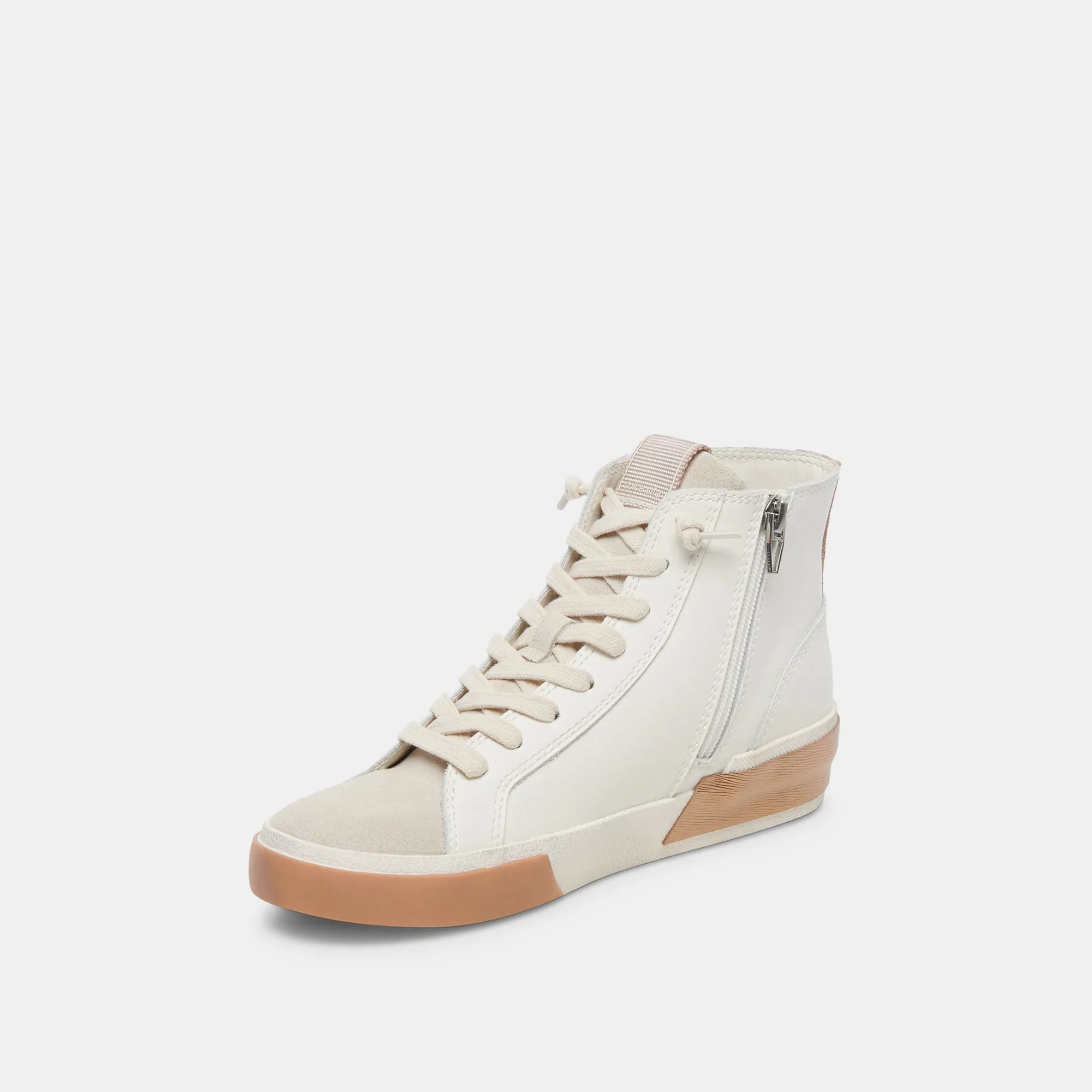 ZOHARA SNEAKERS WHITE TAN LEATHER - re:vita