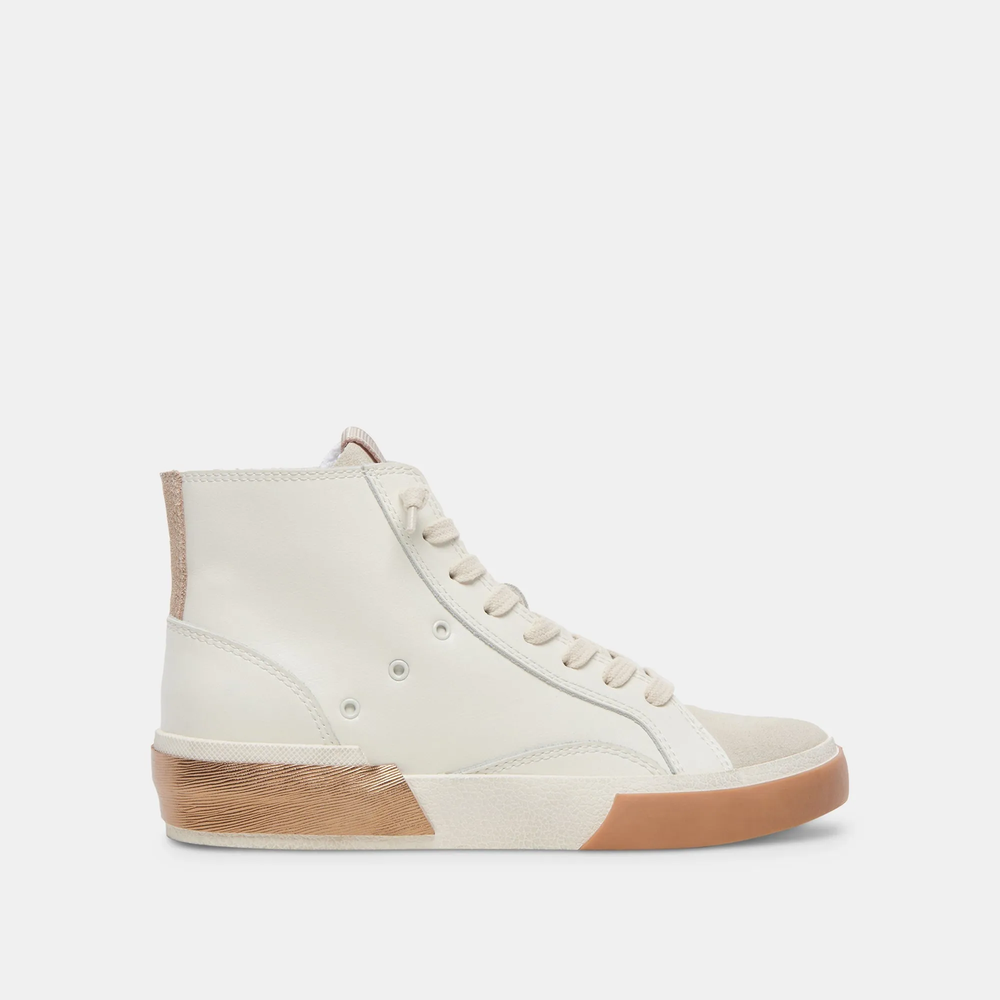 ZOHARA SNEAKERS WHITE TAN LEATHER - re:vita